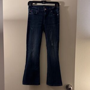 Hudson Jeans Dark Blue Flare Denim